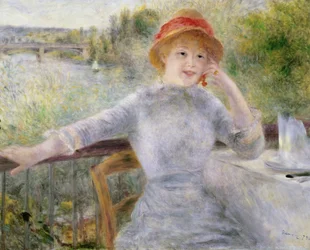 Alphonsine Fournaise (1845-1937) an der Grenouillere, 1879